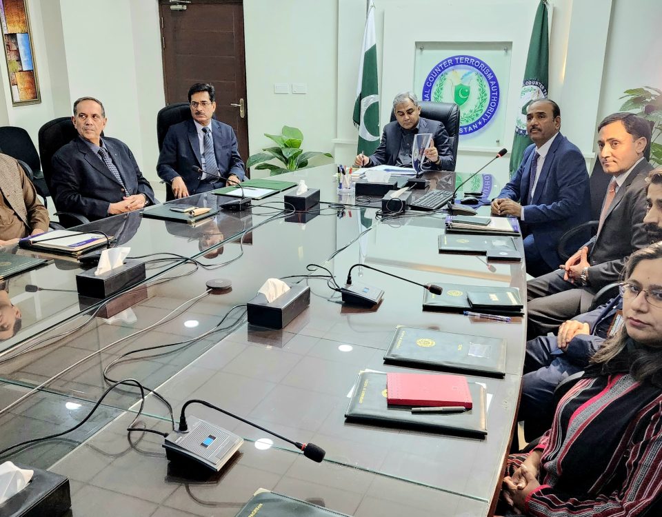 Interior Minister Mohsin Naqvi visits NACTA HQ