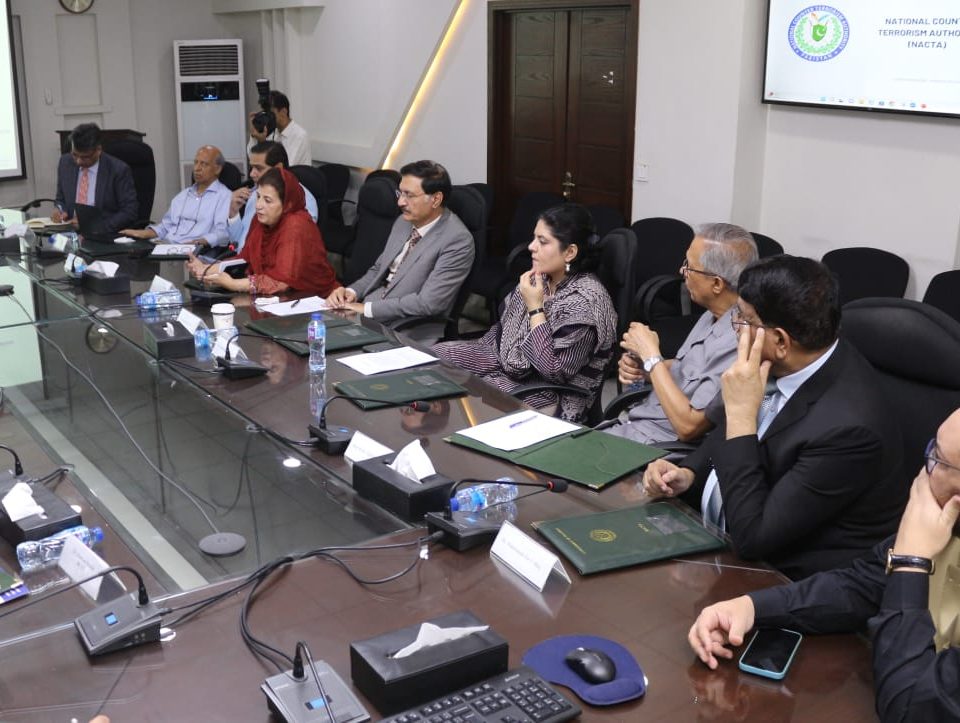 NACTA convened a meeting of Committee of Experts on 27th June 2024 at NACTA HQ, Islamabad