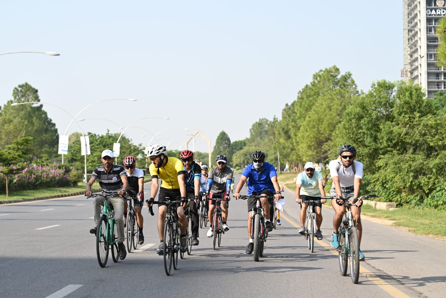 Communications and Outreach Branch of NACTA arranged a cycling rally at F-9 Park